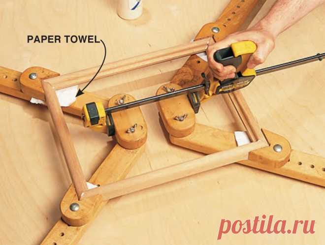 Four-point frame clamp