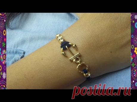 DIY PULSERA ANCLA