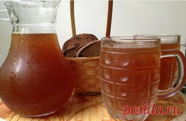 Домашний квас, уже через 6 часов!