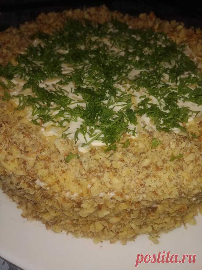 Очень вкусный праздничный салат 