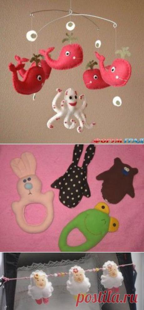 Мама шьет » Развивающие игрушки для ребенка от 0 до 3 месяцев. Что можно сделать самому?