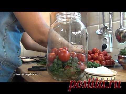 Помидоры, маринованные с виноградом - Видео рецепт - кулинарный рецепт. Миллион Меню