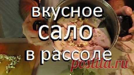 ЗАСОЛКА САЛА В РАССОЛЕ /Лучший Рецепт Засолки