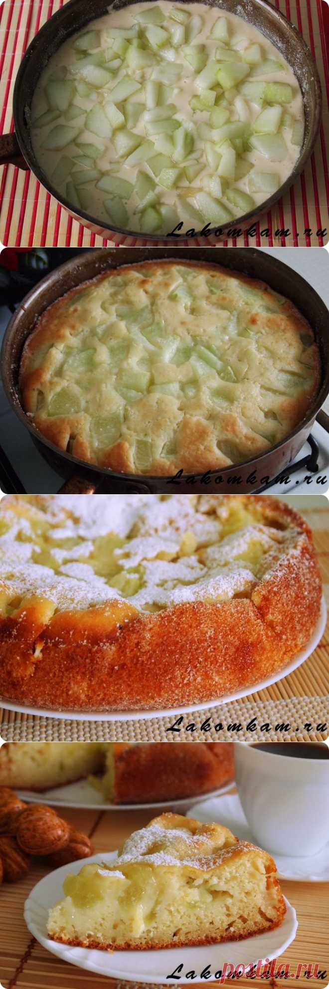 Нежный пирог с дыней / Рецепты с фото. Простые домашние рецепты на каждый день.
