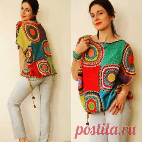 Yıla rengarenk  ve bir bluzla merhaba....
_
_
Fiyat siparis ve bilgi icin mesaj gonderebilirsiniz.
_
_
Pinterest 
_
_
#crochet #bluzmodelleri #ceket #hırka #panco #knitting #crochetersofinstagram #tasarım #tarz #kisiyeozel #stil #renk #2018 #bluz