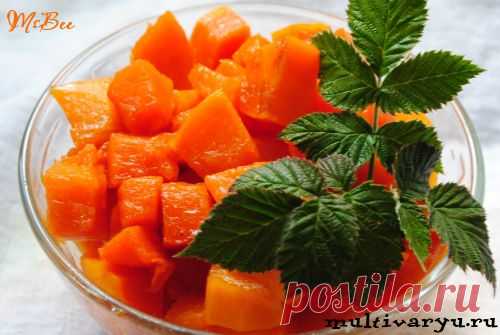 Медовая тыква в мультиварке » Мультиварка - легко готовить, вкусно есть! | Мультиварка - легко готовить, вкусно есть!