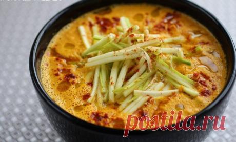 Сыроедение Рецепты Raw - Пряный Сыроедческий Морковный Суп с Цукини -