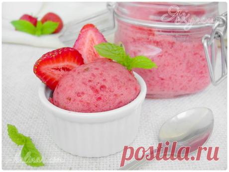 Взбитое желе из клубники с мятой и лимоном | Я кулинар
