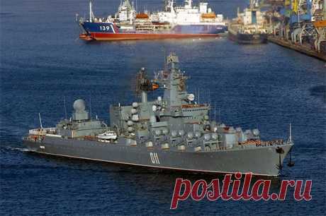 Флагманский корабль Тихоокеанского флота вышел в Средиземноморье