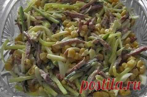 Кулинарные рецепты: Cалат "Соломка"