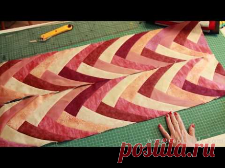 Boomerang patchwork tutorial -- amazing pattern and easy technique