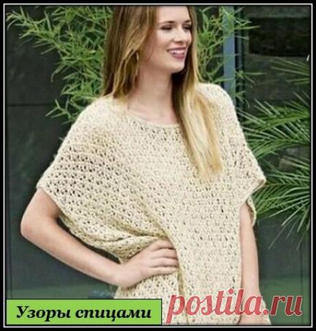 Ажурные узоры для летнего вязания | "Заметки от Светки" | Яндекс Дзен