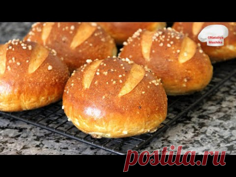 ПОЛНЫЙ ВОСТОРГ!! БУЛОЧКИ  PRETZELS. Мягкий КАК ПУХ мякиш и ХРУСТЯЩАЯ корочка сведут с ума каждого!