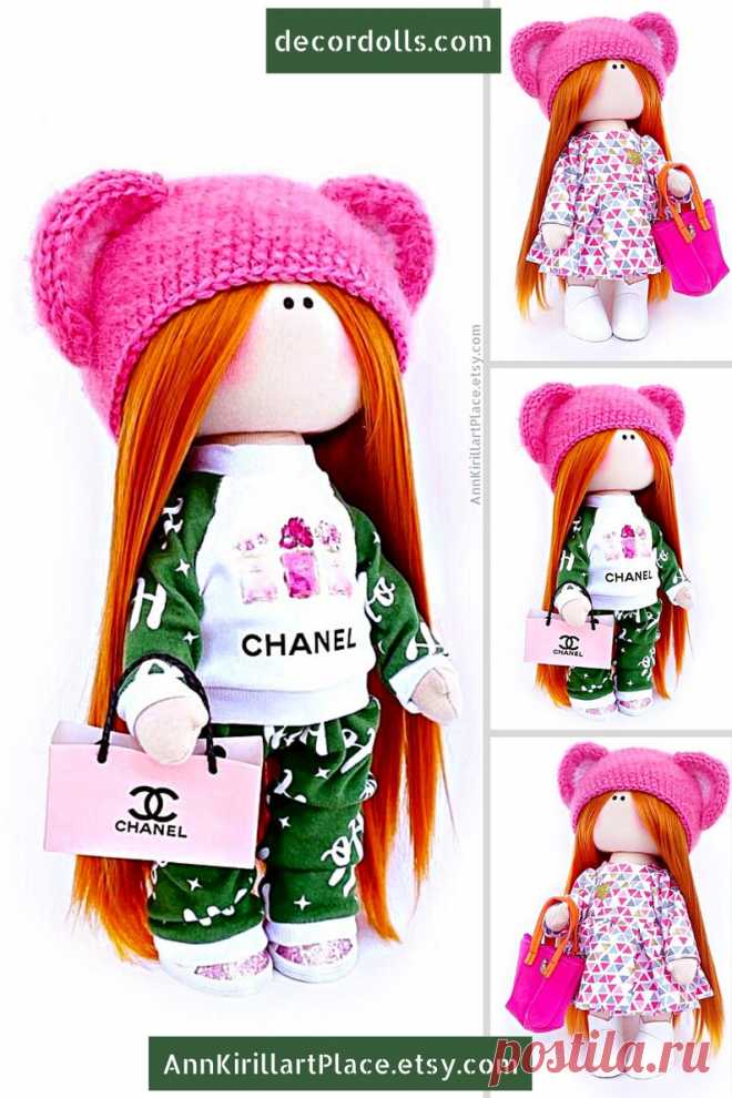 Love Gift Doll Decor Textile Doll Nursery Rag Doll Handmade | Etsy