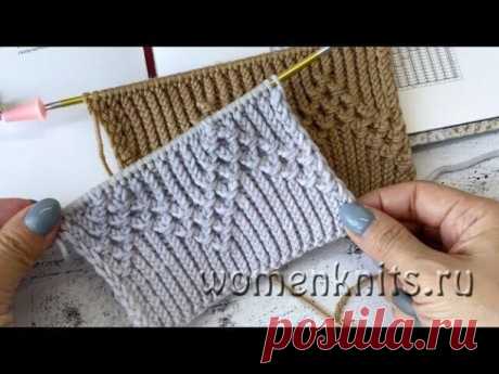 Интересный узор спицами из книги Хитоми Шида
Видео: https://womanknits.ru/uzory-vyazaniya/spicami/interesnyj-uzor-iz-knigi-khitomi-shida-spisami