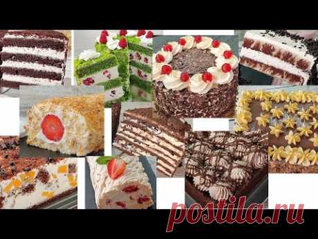 10 Самых БЫСТРЫХ и ЛЮБИМЫХ Тортов! МОЛОЧНАЯ ДЕВОЧКА, ПАНЧО, КИЕВСКИЙ, ЧЁРНЫЙ ЛЕС, ЛАТТЕ, НАПОЛЕОН