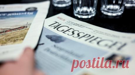 Здание газеты Tagesspiegel в Германии облили красной краской и покрыли надписями. Неизвестные в Германии облили красной краской здание газеты Tagesspiegel и оставили надпись «Немецкие СМИ убивают». Читать далее