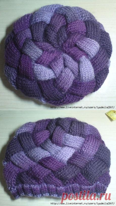 Шапка спицами