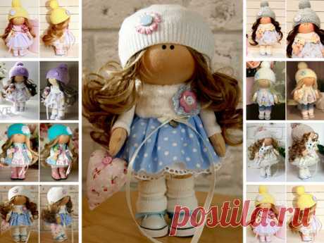 Nursery doll Soft doll Art doll Fabric doll by AnnKirillartPlace