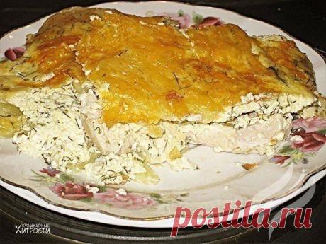КАРТОФЕЛЬНАЯ ЗАПЕКАНКА С КУРИЦЕЙ 🍖