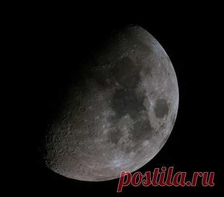 Лунная панорама, склейка 2 кадров / Интересный космос