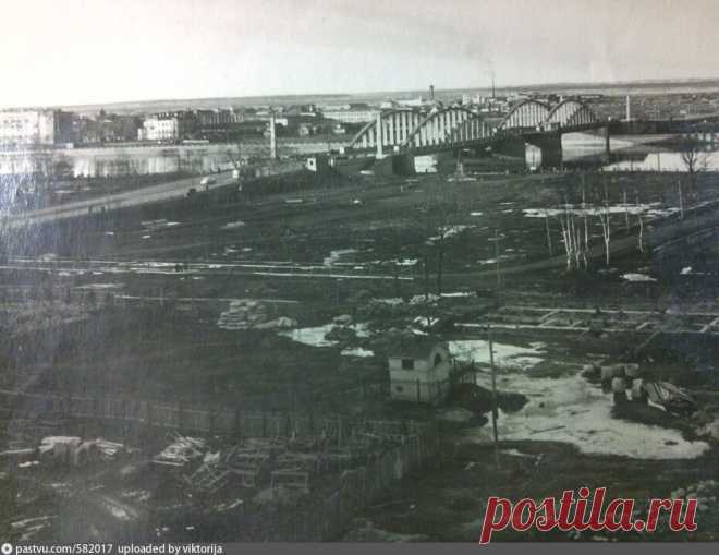 Володарский мост - Фотографии прошлого 1958