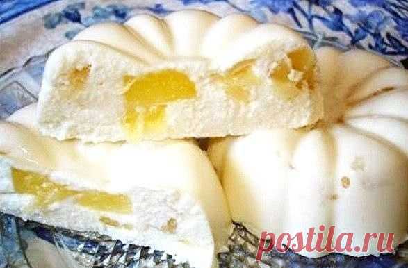 Бланманже творожное.