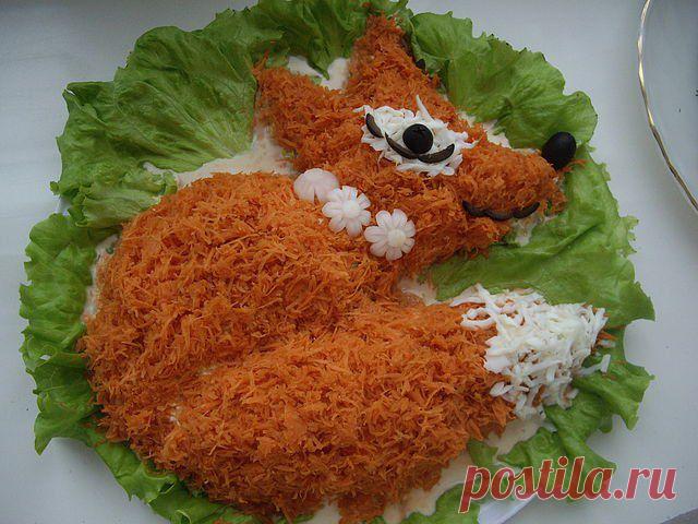 Салат «Лисичка»