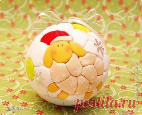 Новогодний шар в технике кинусайга | Страна Мастеров