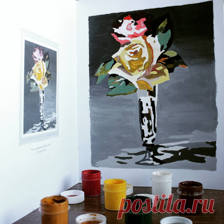«Розы в хрустальной вазе» в исполнении @dekabristka_from_sibiriya – попробуйте и вы: