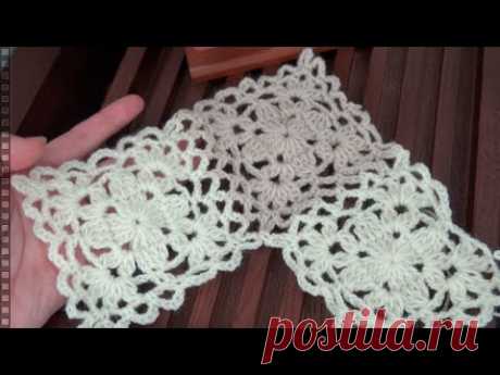 How To Crochet Granny Square And How To Join As You Go Tutorial Pattern #9 - YouTube