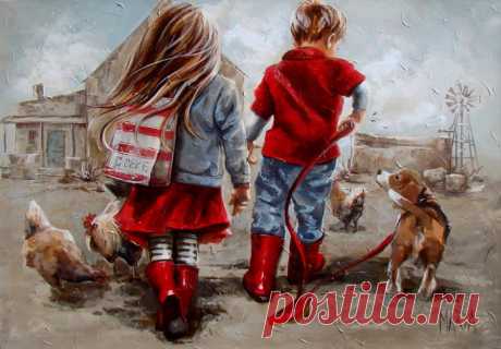 ДЕТСТВО .Художник MARIA