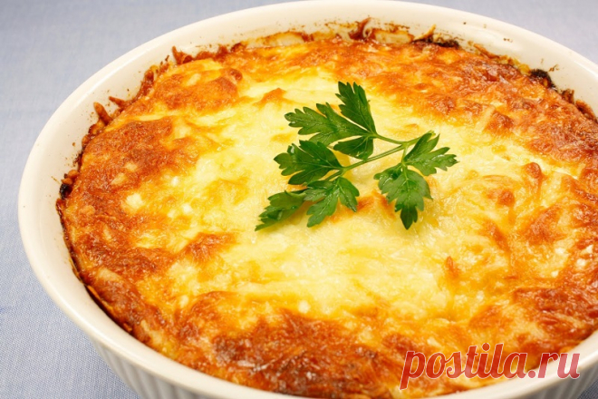 Картофельная запеканка с мясом