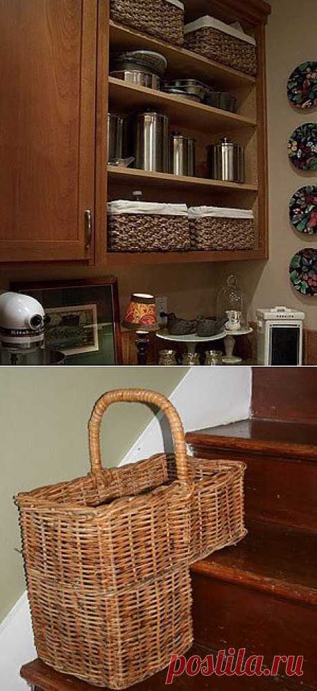 Плетеные корзины в домашнем хозяйстве :: FRESH - Свежий взгляд на стиль - онлайн журнал