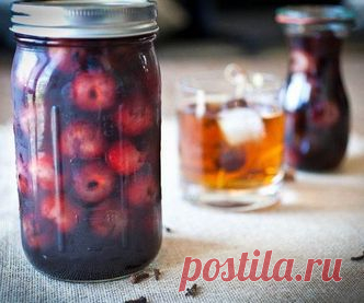 Как сделать «пьяную вишню» в домашних условиях. .
