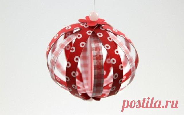 Шары на Новый год своими руками