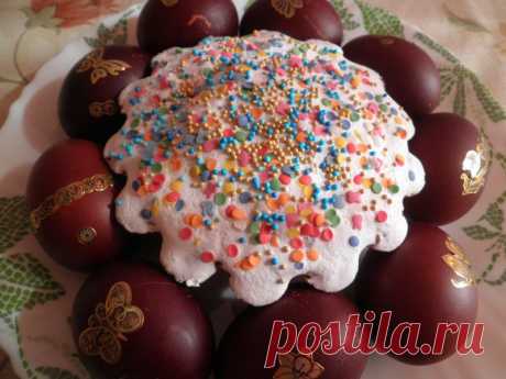Самый быстрый пасхальный кулич без дрожжей..