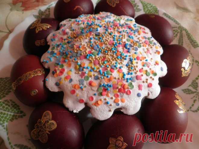Самый быстрый пасхальный кулич без дрожжей..