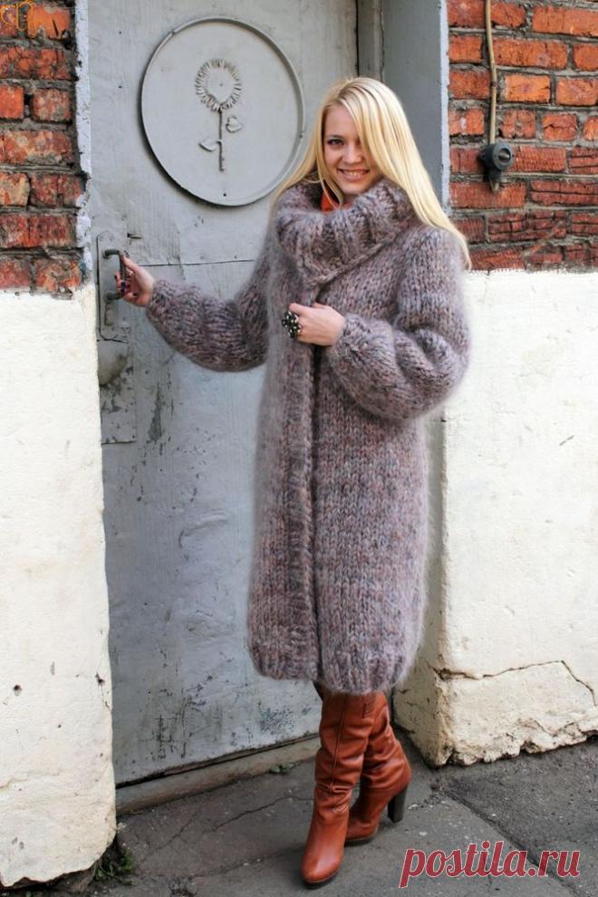 Вязаные кардиганы и пальто — только плюсы и никаких минусов – Ярмарка Мастеров