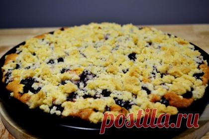 Пирог с Вишней, Яблоком и Штрейзелем