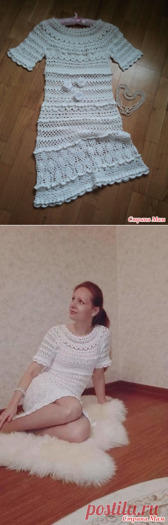 . Платье "Изабелла" по мотивам Ванессы Монторо. - Все в ажуре... (вязание крючком) - Страна Мам