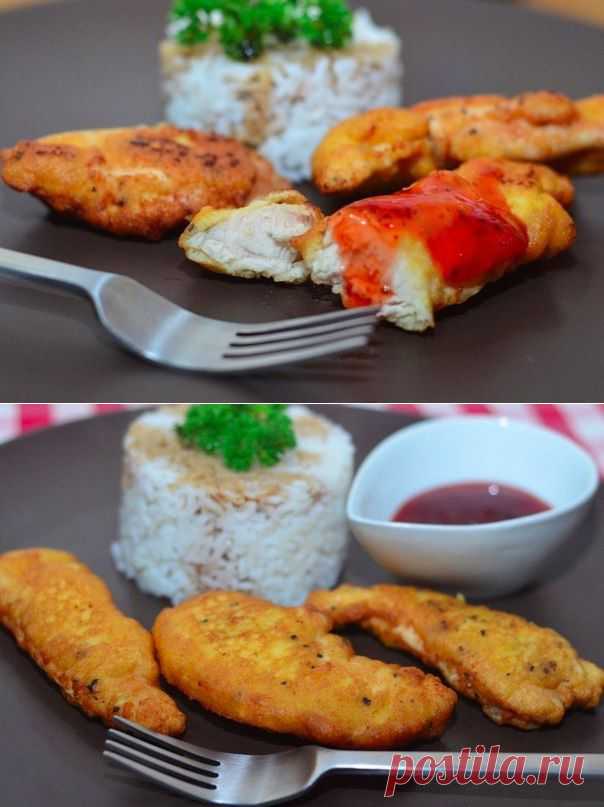 Куриное филе в кляре