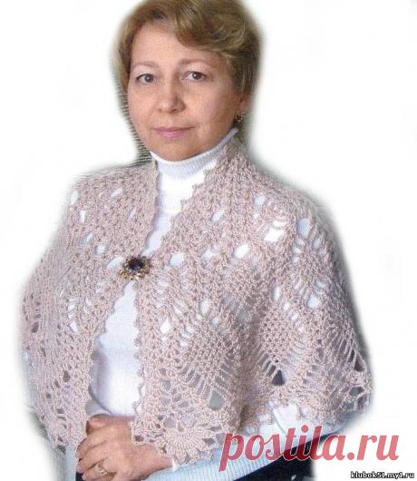 Накидка крючком