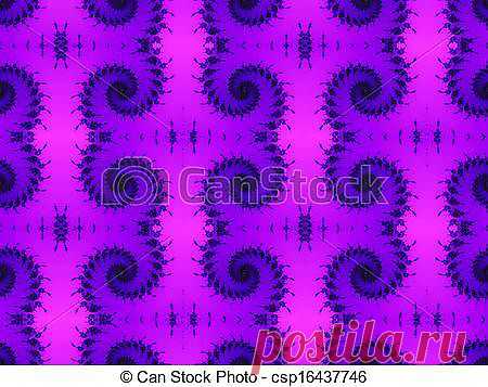 Drawing of Seamless fractal pattern - Digtal computer graphic -... csp16437746 -  Search Clip Art Illustrations and EPS Vector Graphics Images