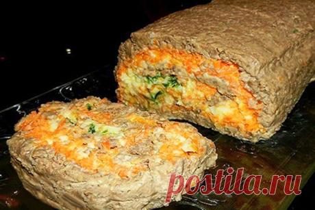 Печеночный рулет — Сад Заготовка