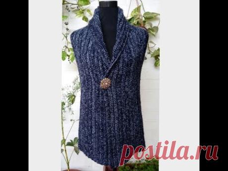 CARDIGAN FÁCIL A CROCHET