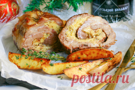 Мясной рулет с картофельной начинкой - Пошаговый рецепт с фото своими руками Мясной рулет с картофельной начинкой - Простой пошаговый рецепт приготовления в домашних условиях с фото. Мясной рулет с картофельной начинкой - Состав, калорийность и ингредиенти вкусного рецепта.