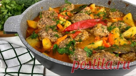 Все закинули в СКОВОРОДУ и ЗАБЫЛИ! Без возни! Вкуснее УЖИНА еще не было!