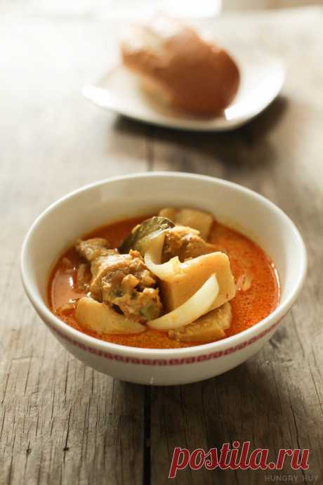 Вьетнамский рецепт куриного карри (Cà Ri Gà) - HungryHuy.com