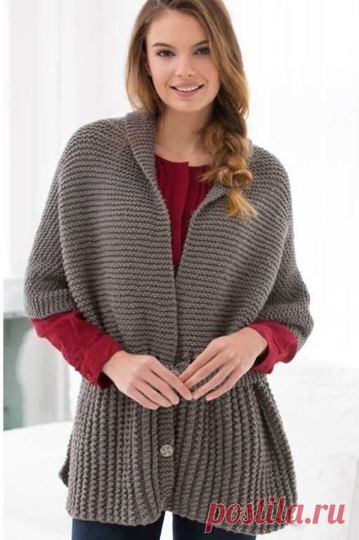 Винтажный шарф-свитер (Вязание спицами) — Хозяйка — Рукодельница